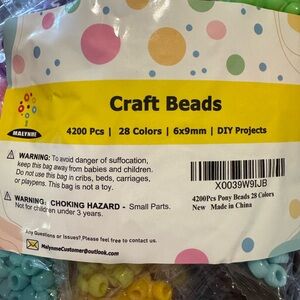 MALYIME Craft Beads 28 Colors 4200 pcs